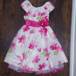 Girls floral dress size 7